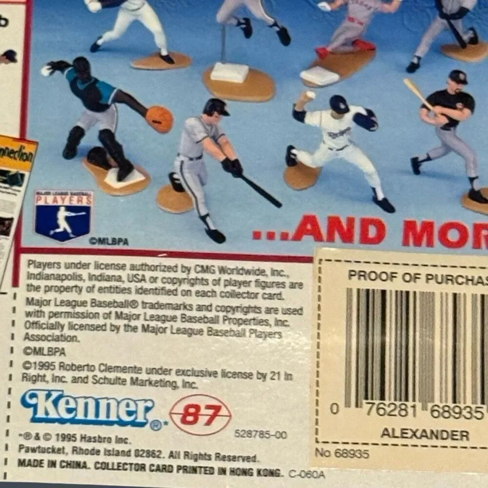 1996 Grover Cleveland Alexander MLB Cooperstown Starting Lineup Figure Sealed